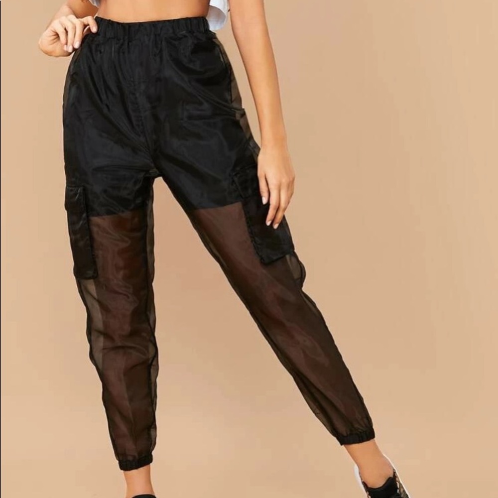 Sheer Cargo Joggers - Picture 1 of 6